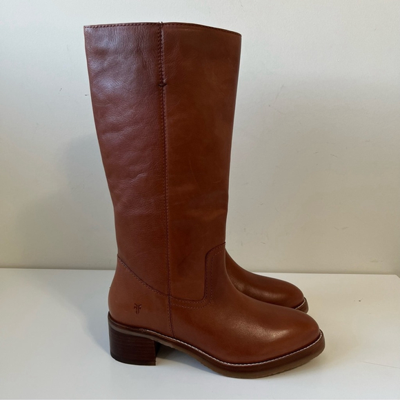 Frye Shoes - Frye Camryn Tall Pull On Boots in Cognac Size 9